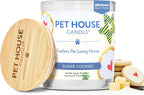 Pet House Candles Plant Based Cookie Scented Candle Clean Burning, Long Lasting by OneFurAll
