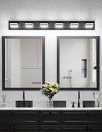 VOLISUN Modern Bathroom Vanity Light Fixtures, Matte Black LED Bathroom - Image 5