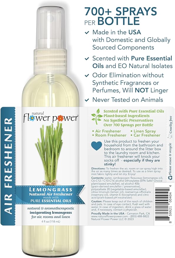 Natural Flower Power Air Freshener Spray - Image 3