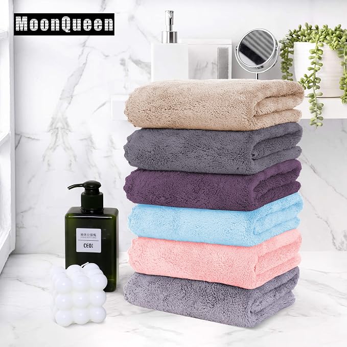 MOONQUEEN 6 Pack Premium Hand Towels - Image 5
