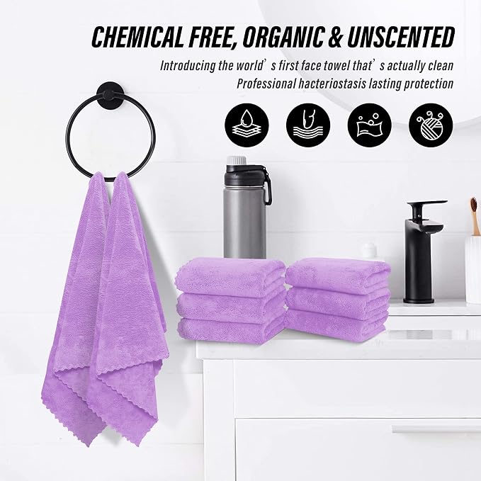 MOONQUEEN 6 Pack Premium Hand Towels - Image 6