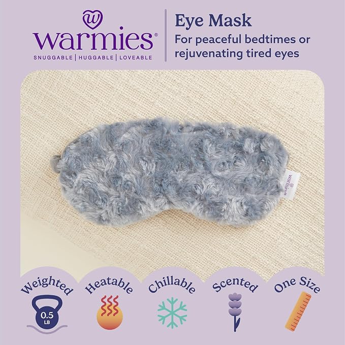 warmies Microwavable Eye Mask for Warmth & Comfort - Image 2