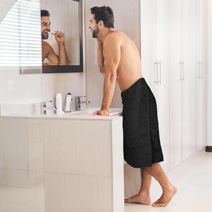 Commercial Bulk Pack of 12 Bath Towels – 100% Cotton Terry 24" x 48" – Ideal - Image 8