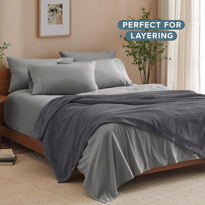 Bare Home Fleece Blanket - Image 8
