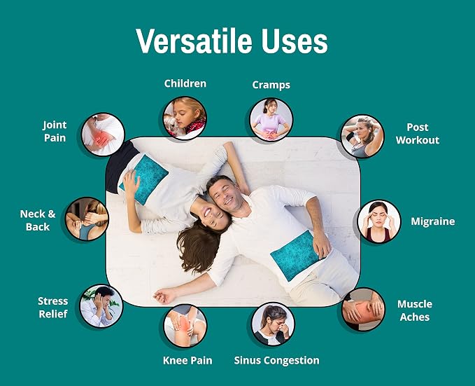 Microwavable Corn Filled Heating Pad and Cold Pack/Washable 100% Cotton Cover - Image 3