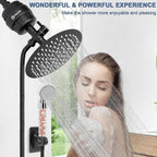 HarJue Filter Shower Head, High Pressure 8 Inch Rainfull - Image 6