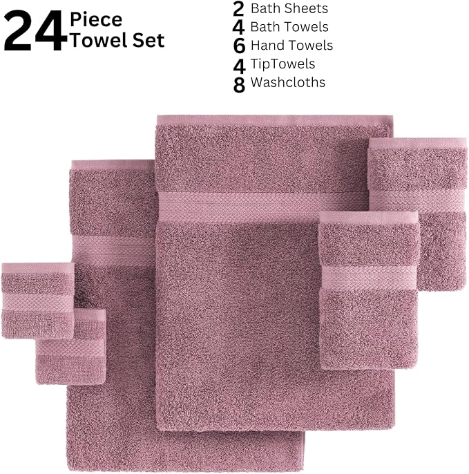 LANE LINEN Bathroom Towels Set - Image 5