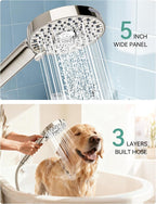 Magichome Shower Head with Handheld, High Pressure 10-Spd Detachable Chrome - Image 5