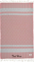 Personalized Embroidered Beach Towel | Throw Blanket, Easy Carry Sand Free by LA%60HAMMAMFINELIVING