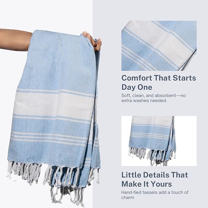 Cotton Turkish Beach Towel - Image 9
