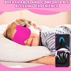 Kids Sleep Mask Eye Mask: 3D Contoured Cup Sleeping Masks, Blindfold - Image 4