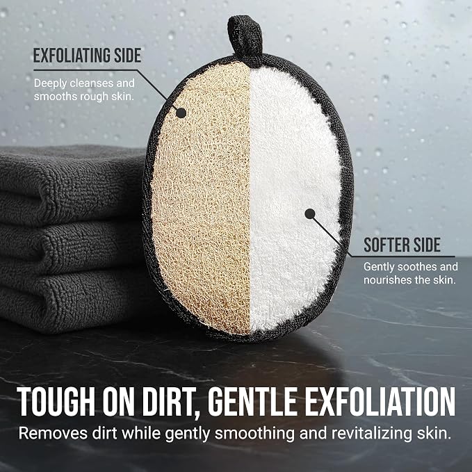 Natural Loofah Shower Body Scrubber - Image 4