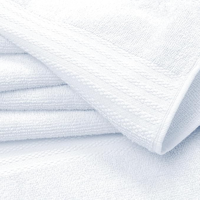 GLAMBURG Premium Cotton 4 Pack Bath Towel Set - Image 2