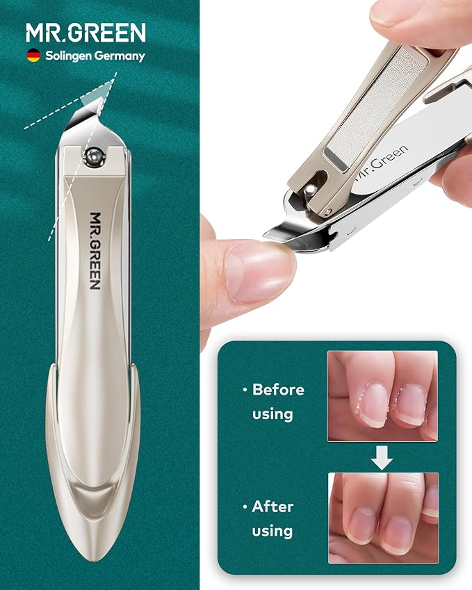 MR.GREEN 7 in 1 Manicure Set, German Stainless Steel Anti-Splash Nail Clippers - Image 3