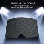 SUWEISHI 2 Pack 100% Cotton Ultra Soft Sleep Mask, Zero Pressure Natural Smooth - Image 4