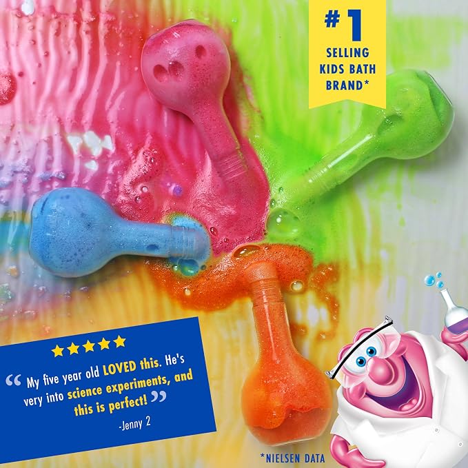 Mr. Bubble The Original Kids Bath Bomb Potions, Colorful Fizzy Fun, Cool Foam - Image 5