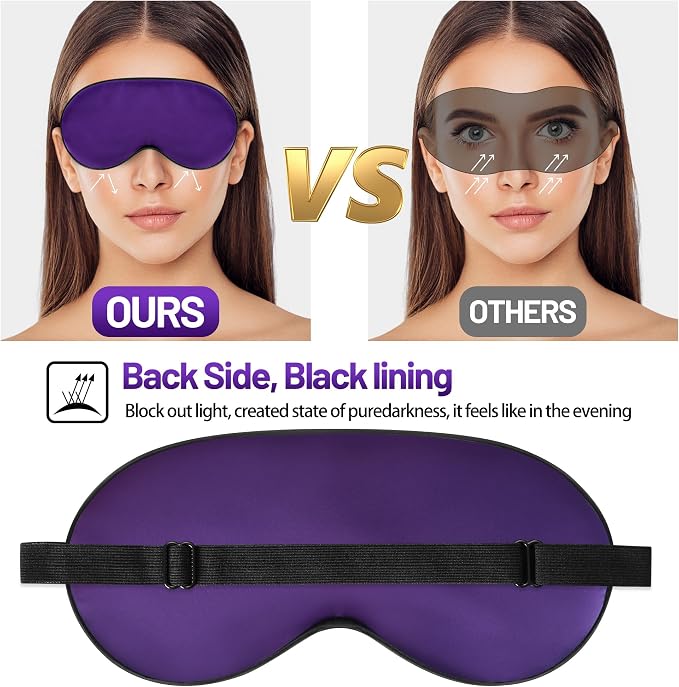 Sleep Mask, Silk Eye Mask for Sleeping - Image 4