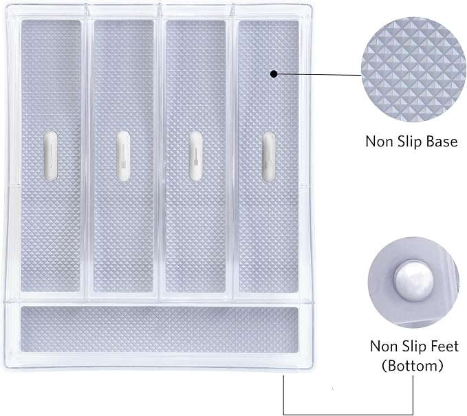 Glad Silverware & Utensil Drawer Organizer - Image 3