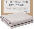 Natural Flax Linen Bath Towel by THINGSTORIES