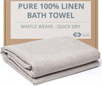 Natural Flax Linen Bath Towel by THINGSTORIES