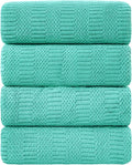 Ycosy 4 Pack Extra Large Microfiber Bath Towels Set, 35x70 inches, Less Lint by Ycosy
