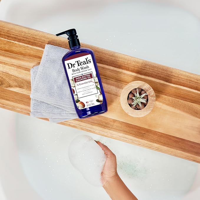 Dr Teal's Body Wash with Pure Epsom Salt, with Shea Butter & Almond Oil - Image 6