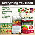 HOME GROWN 10 Variety Survival Seed Vault 2000+ USA Grown Heirloom Non-GMO - Image 7