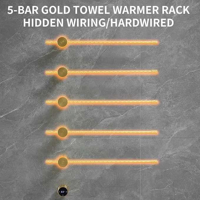 Towel Warmer Rack, Heated Towel Rack - Image 2