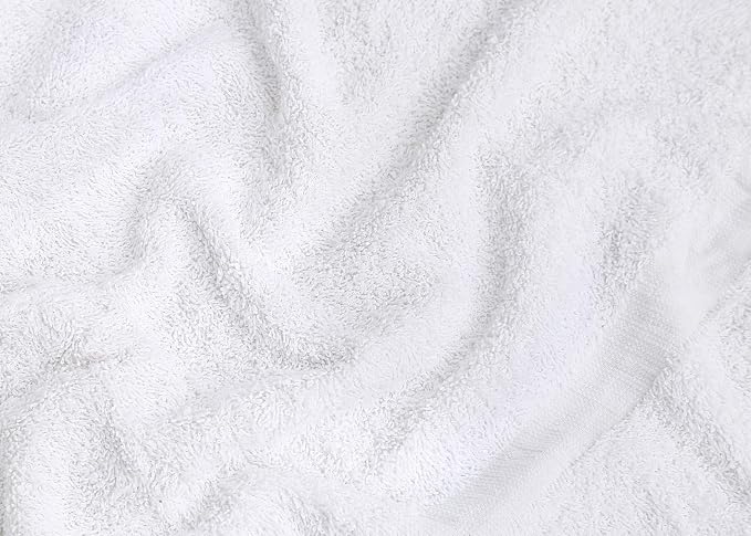 GOLD TEXTILES 60 White Economy Bath Towels Bulk Cotton Blend - Image 7