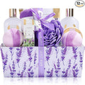 Spa Luxetique Gift Baskets for Women Lavender Spa Gifts for Women 12 Pcs by spaluxetique