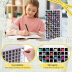 Sunnychicc 2 Pack Marker Storage Organizer, 240 Slots Total Art Supply Holder - Image 3