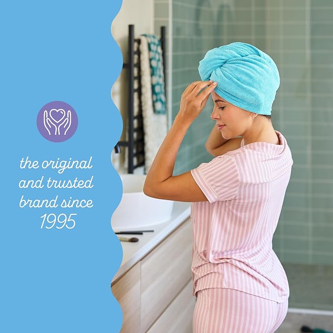 Turbie Twist 2-Pack Microfiber Hair Towel - Image 7