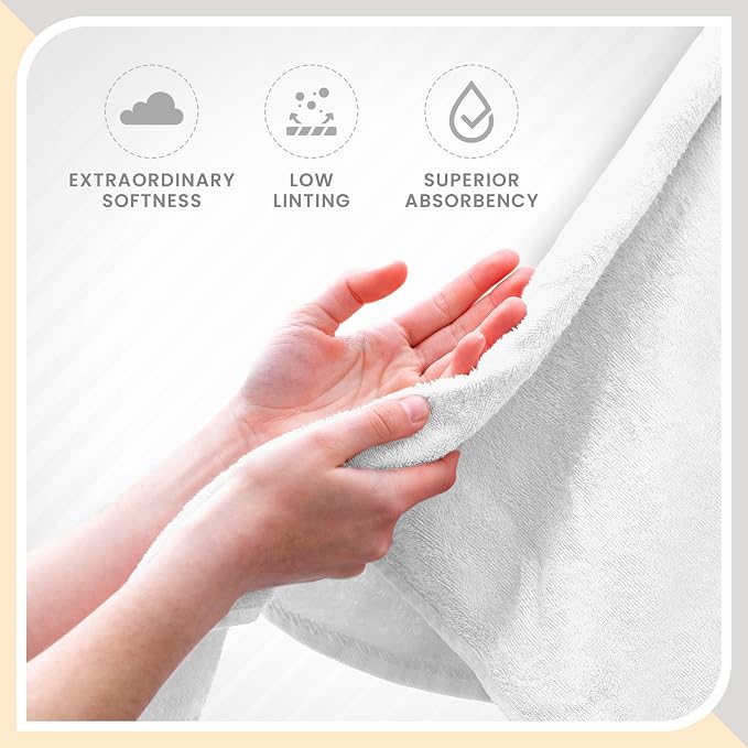 Martex 6-Piece Luxury 100% Cotton Towel Set | Quick Dry | Super Absorbent | - Image 5
