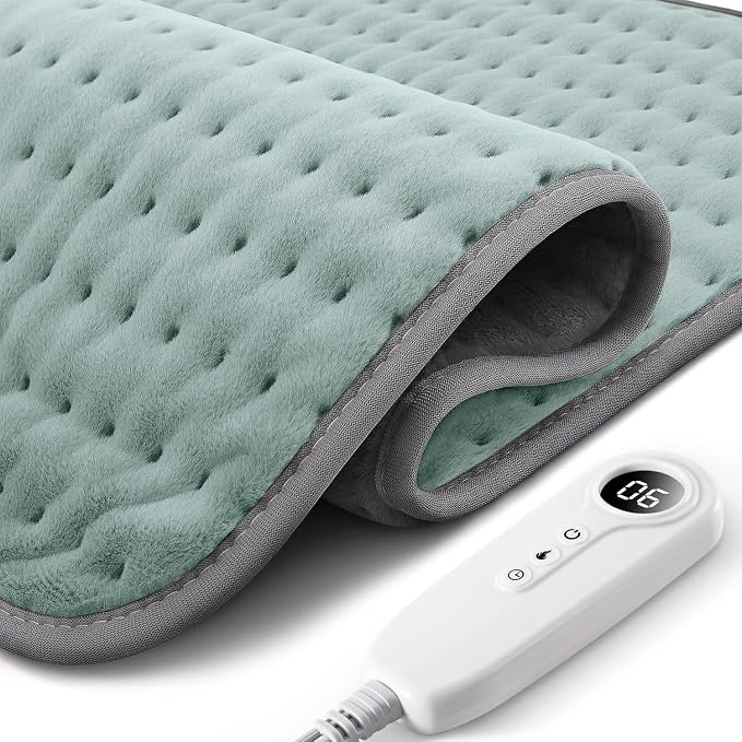 XXL Heating Pad for Back Pain Relief, Large Heating Pads Gifts for Mom Dad Wife by luwanda