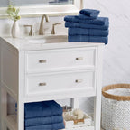 NY Loft 100% Cotton Hand Towels| 6 Pack Hand Towel Set | Absorbent & Quick-Dry - Image 8