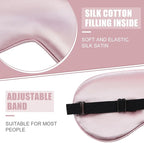 Xtinmee 30 Pieces Silk Sleep Mask Silk Eye Mask - Image 4