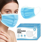 NNPCBT Blue Disposable Face Masks 125 Pack, 3-Ply Breathable Mask by NNPCBT