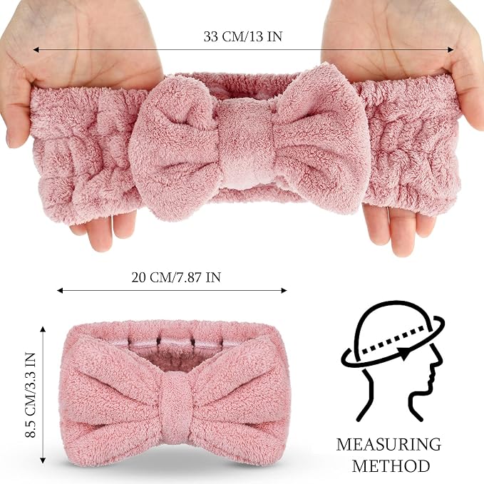 Hicarer 3 Pieces Towel Headbands - Image 2