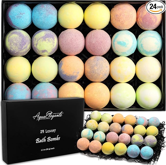 Luxury Bath Bombs for Women by AquaElegante