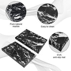 Pure Natural Marble Tray for Bathroom, Sink. Cosmetics, toiletries, etc. can be - Image 3