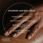 Advanced Clinicals Hyaluronic Acid Moisturizer Body Cream W/Vitamin E | - Image 6