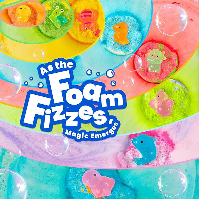 Bath Bombs for Kids with Surprise Inside, 32 Pack 1.8-Inch Fizzy Bath Bombs - Image 4