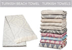 Premium Turkish Beach Towel – Lightweight, Quick Dry Beach Towel, 100% Cotton – - Image 9