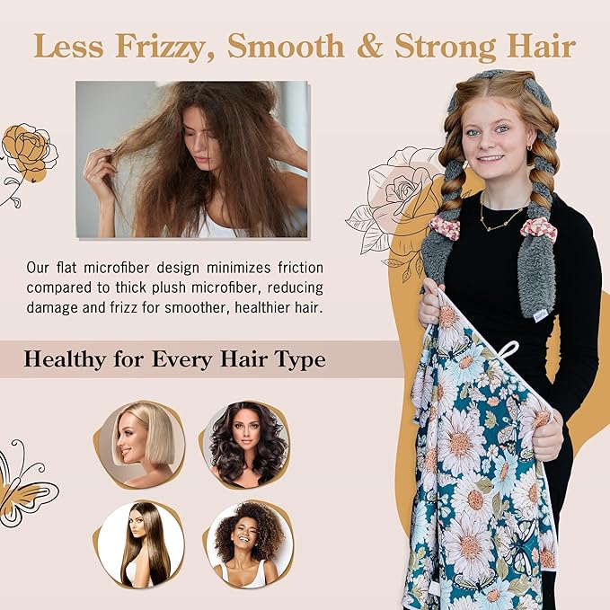 Microfiber Hair Towel Wrap for Women - Image 6