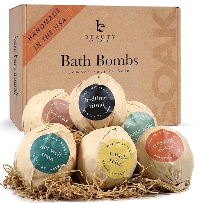 Bath Bombs Gift Set by BeautybyEarth