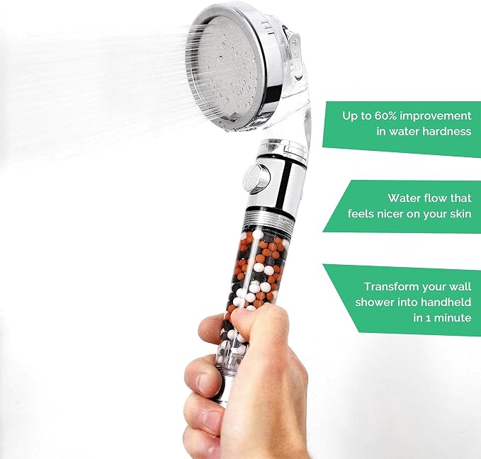 Original StoneStream EcoPower High Pressure Handhled Shower Head + Shower - Image 2