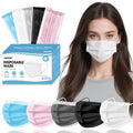 NNPCBT 5 Color Disposable Face Masks 125 Pack, 3-Ply Breathable Mask by NNPCBT
