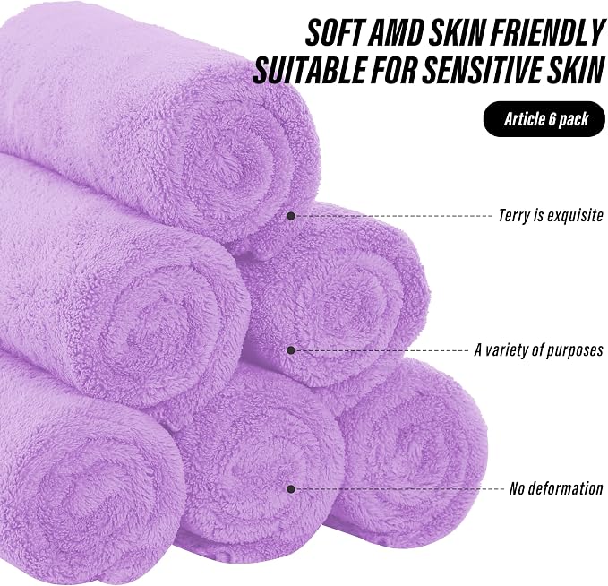 MOONQUEEN 6 Pack Premium Hand Towels - Image 7