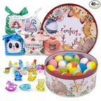 34 + 6 Bath Bombs with Crystal Toys Inside by DOVIPE