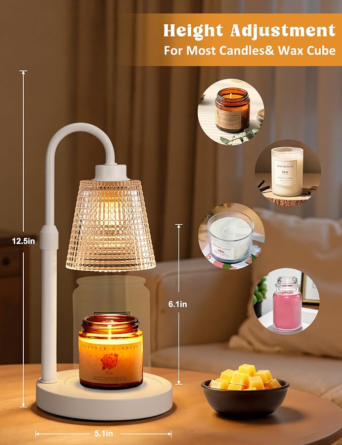 Innqoo White Candle Warmer Lamp - Image 3